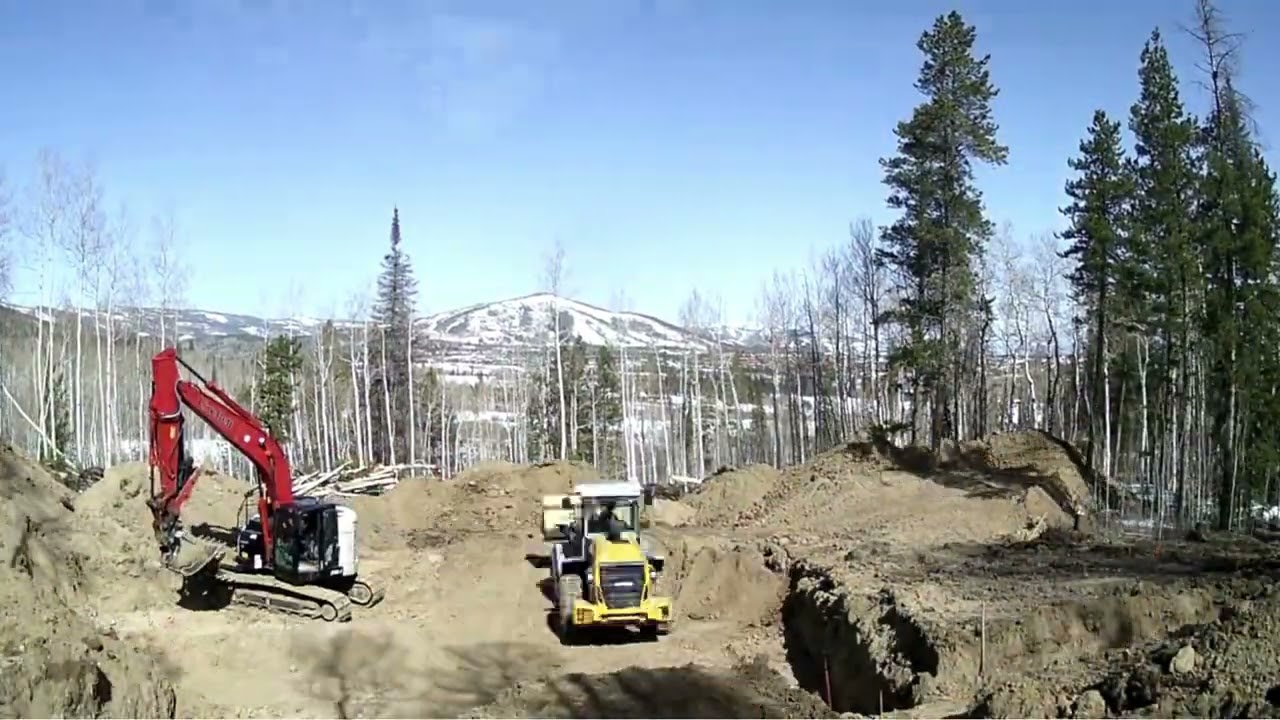 2210 Wildberry Lane Tabernash, CO Excavation Timelapse