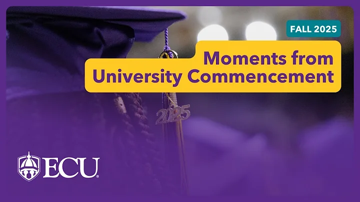 Moments from ECU's Fall University Commencement: Celebrating the Class of 2025