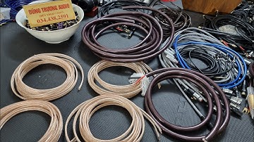 còn mấy đoạn dây loa dài 5m , 7m ,dây loa đồng bạc pháp và dây loa hi end , giảm giá chút cho anh em