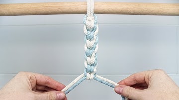 Multicolored Endless Falls Knot | DIY MACRAME