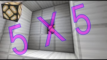 Tutorial: Always On, Lamp 5x5 Double Vault Door [Java 1.13+]