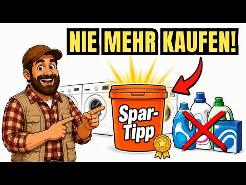 Kauf kein Waschmittel mehr – dieses 0€ Rezept reicht für ein Jahr!