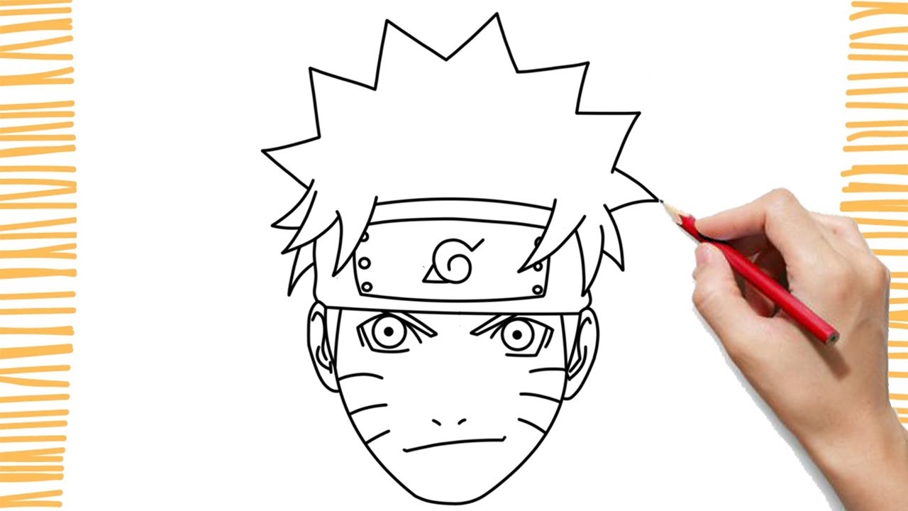 How to Draw NARUTO face I Easy 