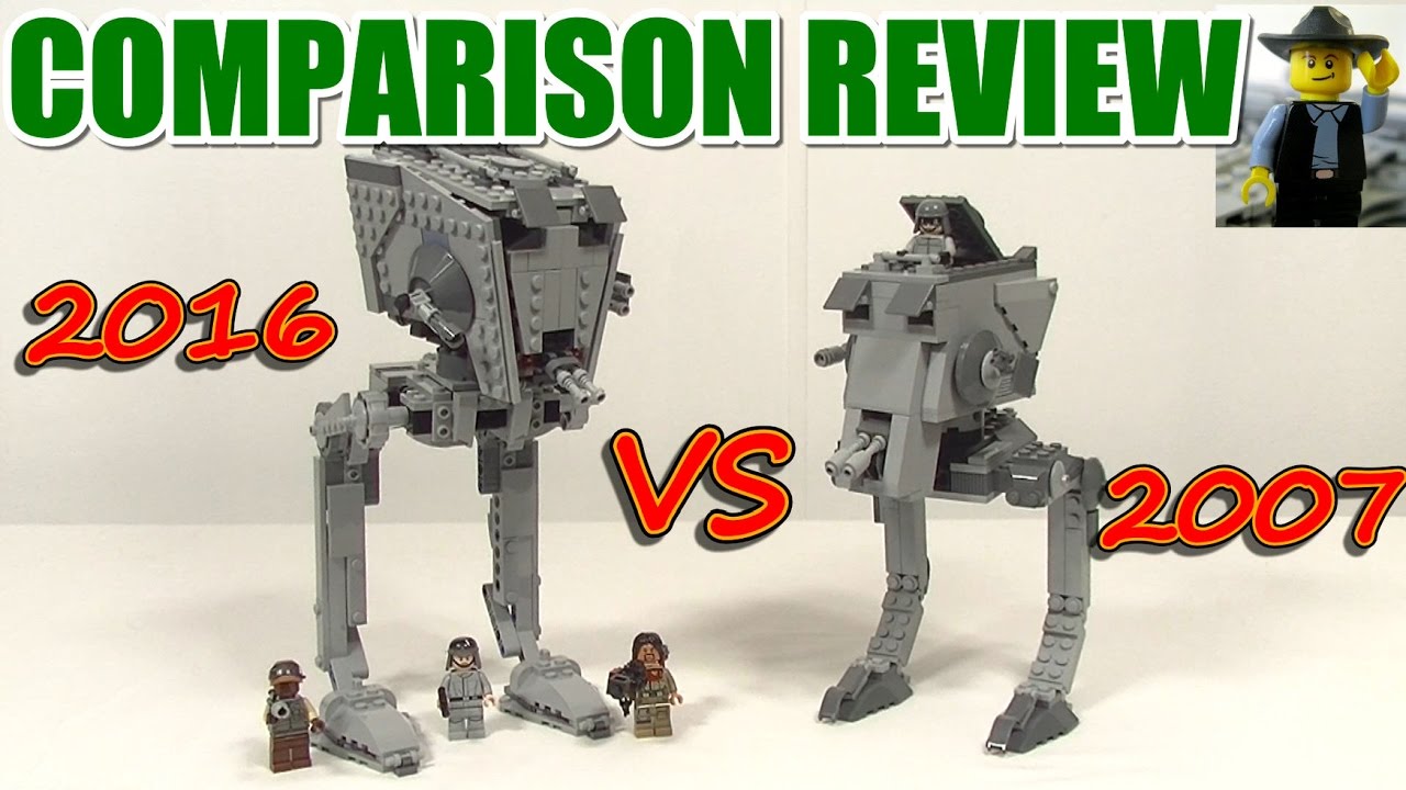 Lego AT-ST Walker 7657 vs 75153 Review and Comparison - YouTube