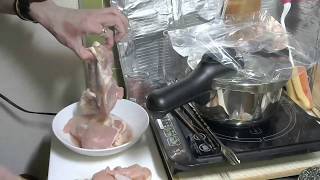 夜の料理。ジャワカレー辛口は最高に美味い。