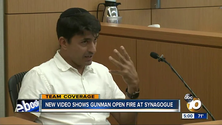 Video shows gunman open fire at Poway synagogue