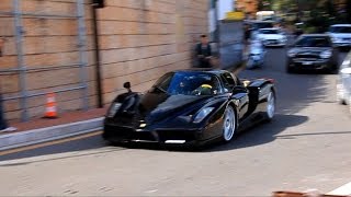 LOUD Black Ferrari Enzo in Monaco