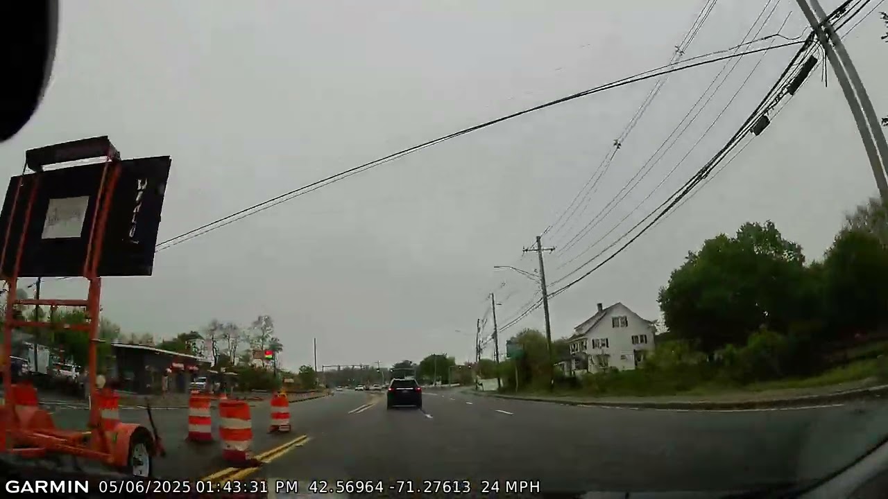 Driving from Wilmington MA to Nashua NH