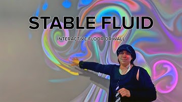 Stable Fluid | interactive display floor or wall experience from LUMOplay