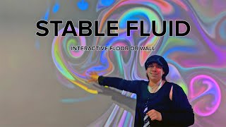 Stable Fluid Interactive Display Floor Or Wall Experience From Lumoplay