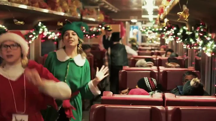 Santa's Christmas Caboose - The holiday magic comes to life at night!