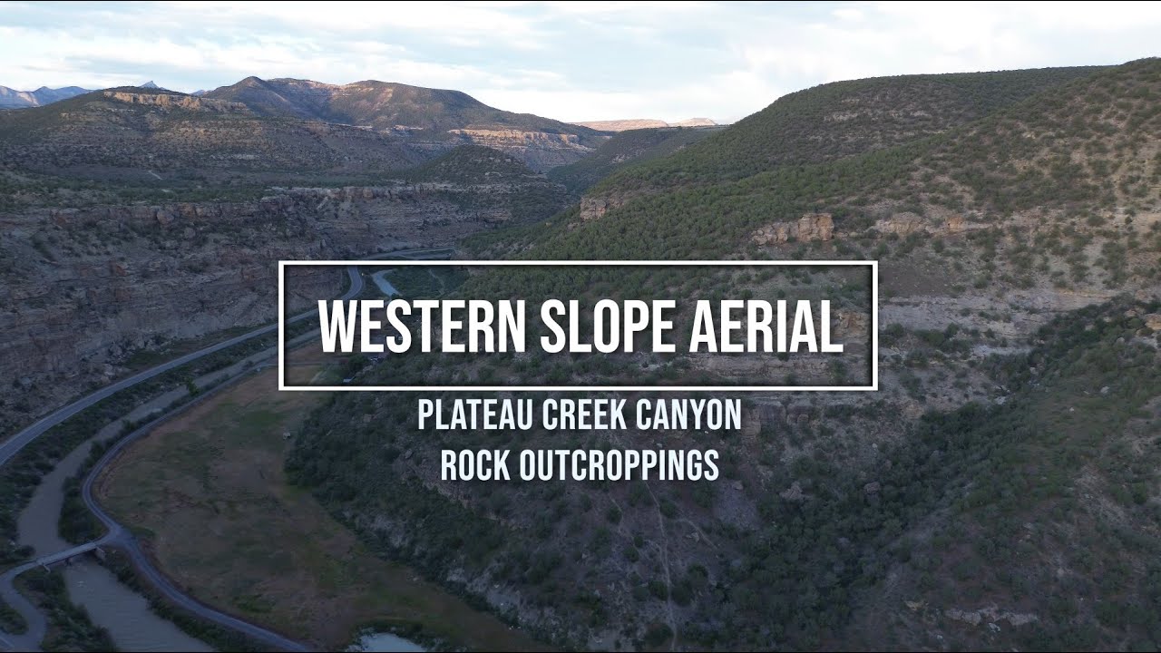 Plateau Creek Rock Outcroppings | Colorado 4k Drone Footage