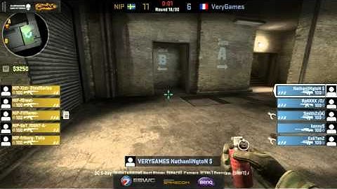NiP vs. VeryGames | ESWC Finale | de_train Map 2