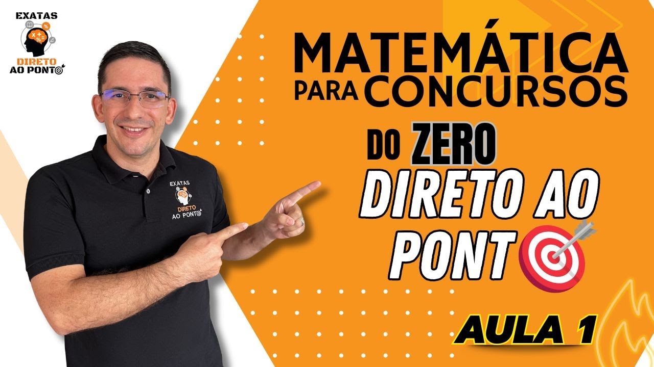 📘 Matemática do Zero para Concursos | Série DIRETO AO PONTO 🔥 (Resolvendo Questões de Concurso!)