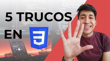 5 cosas que NO SABIAS de CSS [CSS AVANZADO]
