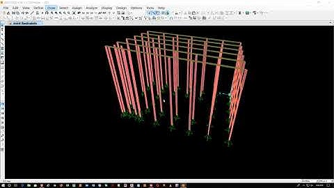 How to design sap2000 steel structure building 2