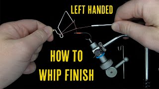 LEFT-HANDED - How To Whip Finish - Fly Tying Quick Tips