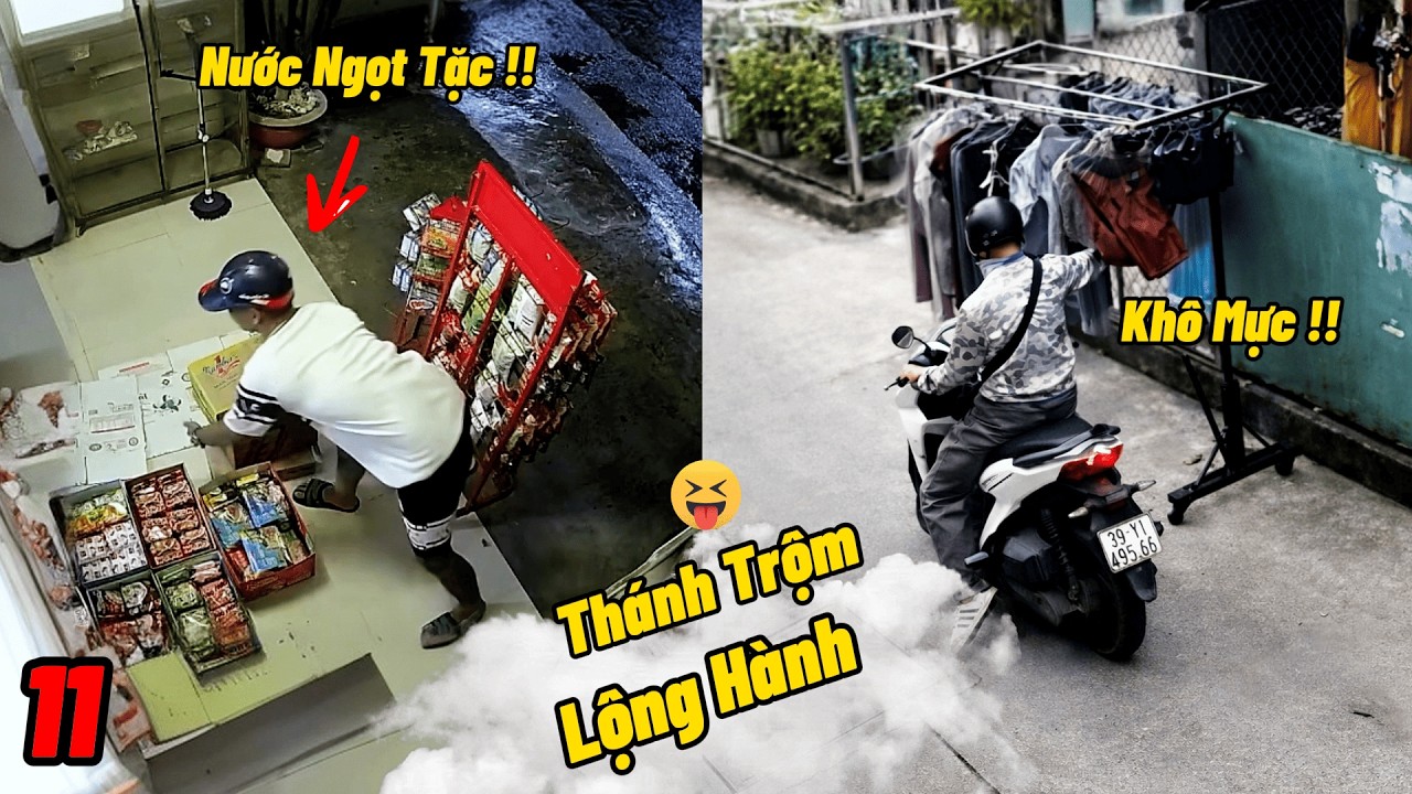 Tình Huống Hài Hước Khi Các Thánh Trộm Ra Tay Kiếm Tiền Tiêu Tết / Vui An Ninh VN