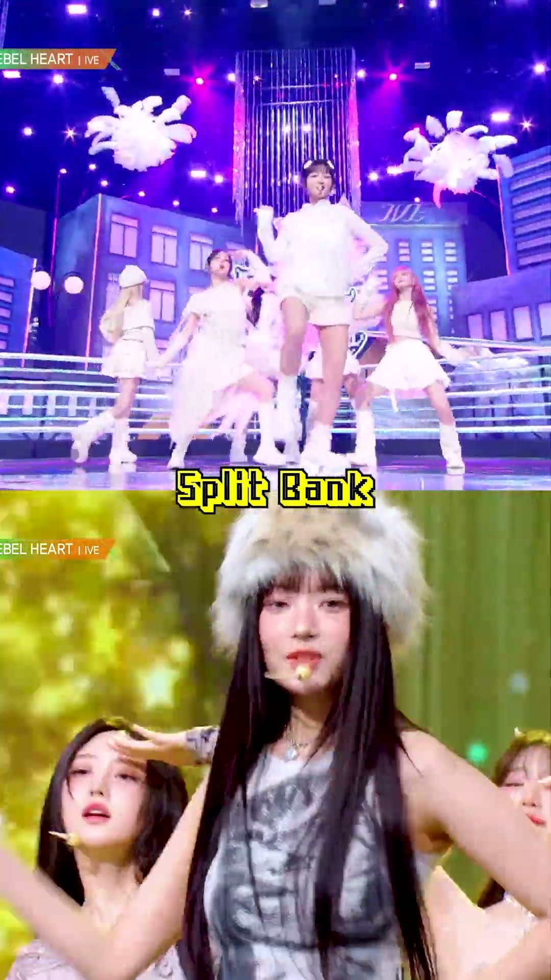 IVE - REBEL HEART #SplitScreen #SplitBank #MusicBank #Shorts | KBS WORLD TV