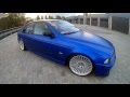 BMW E39 wrap vinyl teckwrap pearl blue matte chrome wrapped