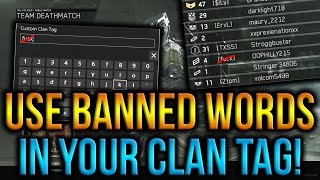 Bypass Profanity Filter! Use Banned/Prohibited Words In Your Clan Tag!