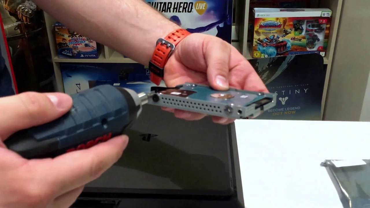 PlayStation 4 Slim zamena Hard Diska (PS4 Slim HDD replace) YouTube