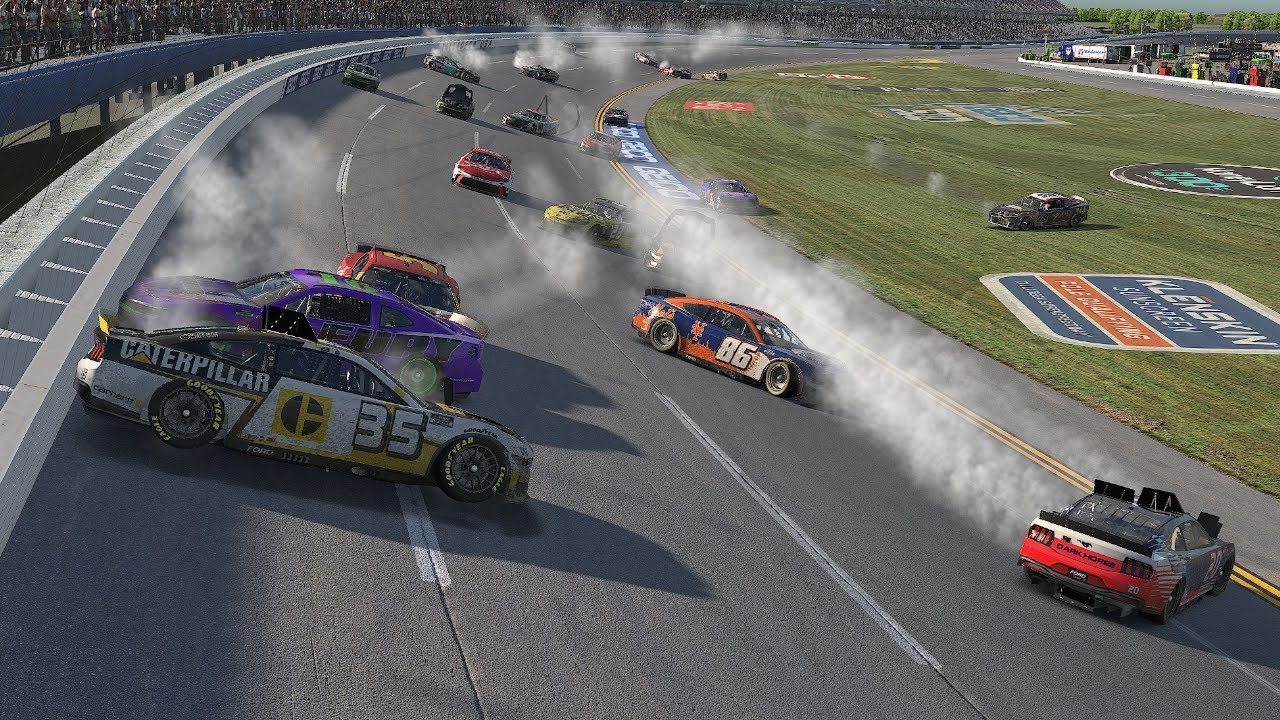 Talladega Crash Compilation | NASCAR | iRacing
