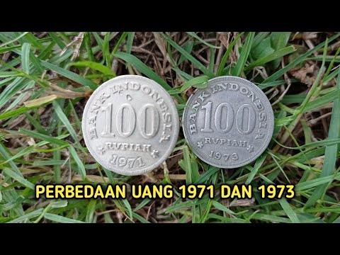 UANG KUNO Koin 100 Rupiah Tahun 1971 Dan 1973 || Perbedaan 100 Rupia Tahun 1971