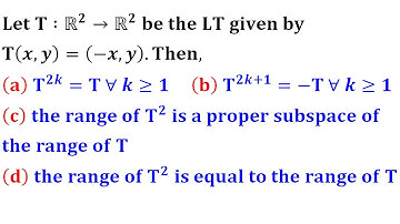 Shandong University iit jam 2020 linear transformation in linear algebra
