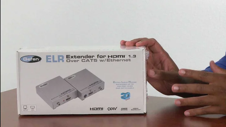 Unboxing two Gefen 3DTV HDMI Extenders (ELR) Extra Long Range