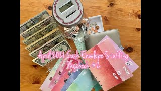 $1,400 April 2021 Paycheck 2 Cash Envelope Stuffing | $7K SAVED