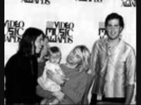 Kurt and Frances Cobain