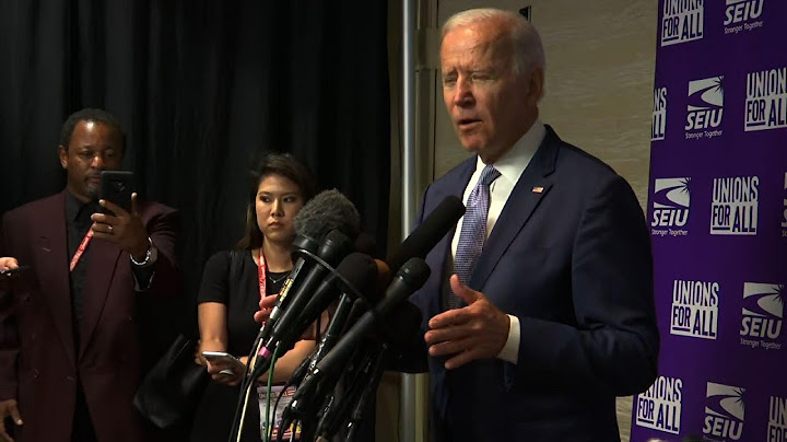 Joe Biden: Donald Trump "unhinged" and "corrupt"