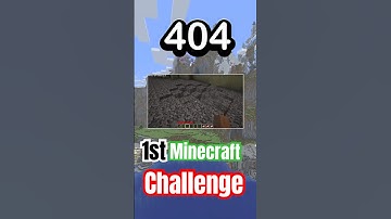 First Ever Minecraft challenge?! (404)