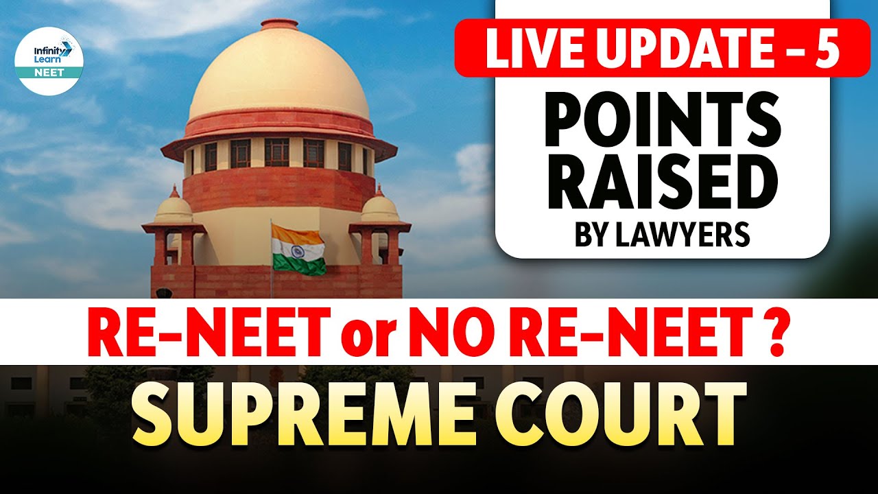 Latest News from Supreme Court | Re NEET 2024 vs Re Evaluation vs No Re NEET LIVE Updates | 
