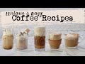 UNIQUE ICED COFFEE &amp; HOT COFFEE RECIPES YOU NEED TO TRY MAKE AT HOME | TikTok | Keto &amp; DF Options