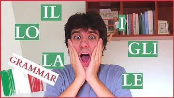 Italian definite articles - easily explained 🇮🇹