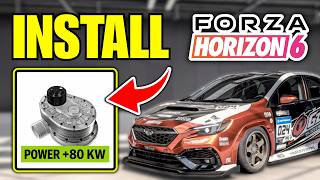 How To Install Supercharger DSC &amp; CSC in Forza Horizon 6 (Car Upgrades)