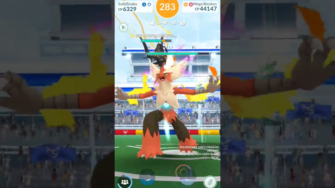 Pokémon Go - Mega Blaziken Raid DUO 