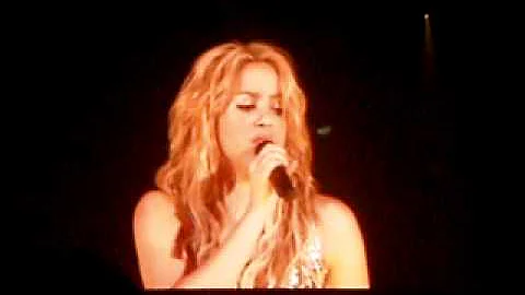 Shakira - Nothing Else Matters (Mettalica)/ La Despedida (The SCO World Tour 16th Nov 2010 in Lyon)