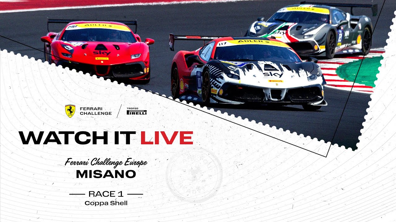 Ferrari Challenge Europe Coppa Shell&AM Misano, Race 1 YouTube
