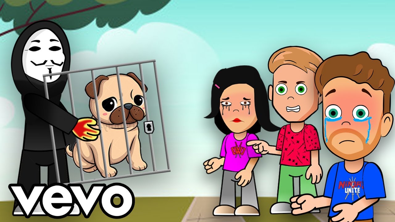 DANIEL's DOG Douglas SAD SONG! 💔 (ANIMATION MUSIC VIDEO) 😭 Spy Ninjas