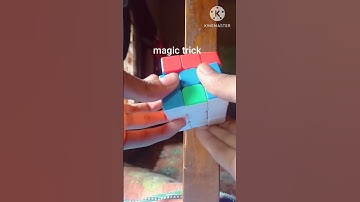 magic trick to solve rubiks cube (3 by 3) # shorts # viral