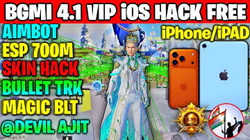bgmi ios hack 4.1 free |how to hack bgmi ios 4.1 |skin hack bgmi ios | iPad And IPhone ios hack free
