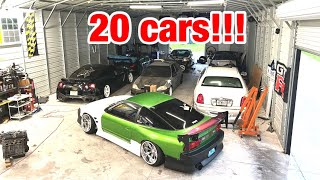 The reality of owning a lot of cars!