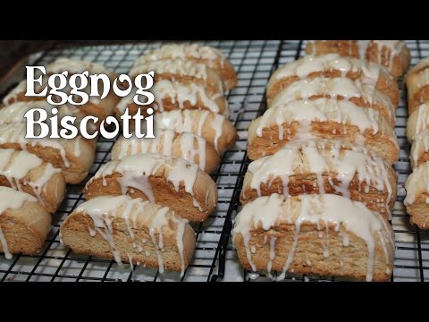 Eggnog Biscotti