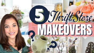 5 *HIGH END* THRIFT STORE TRANSFORMATIONS | TRASH TO TREASURE | THRIFTED DECOR