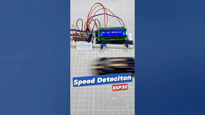 How Fast? Arduino Car Speed Detector in Action! #arduino #arduinoproject