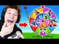 The *RANDOM* Spin The Wheel Skin Challenge In Fortnite!