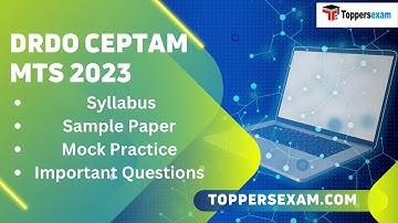 DRDO CEPTAM MTS Exam Free Online Test Series | Previous Year Paper | MCQ | Important Questions